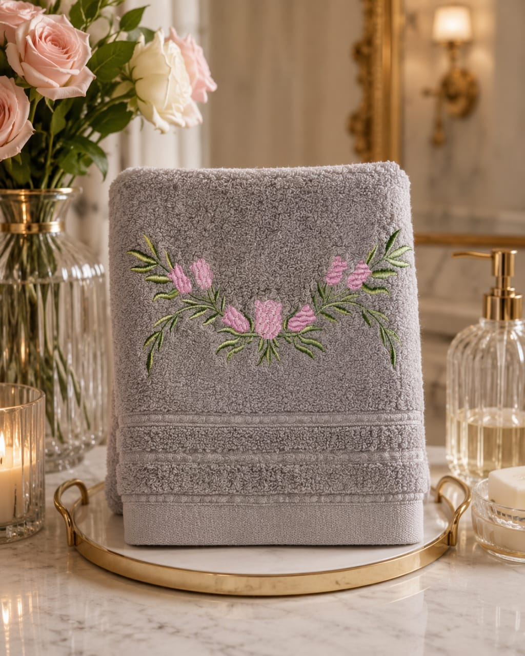 Rosette Towel Set