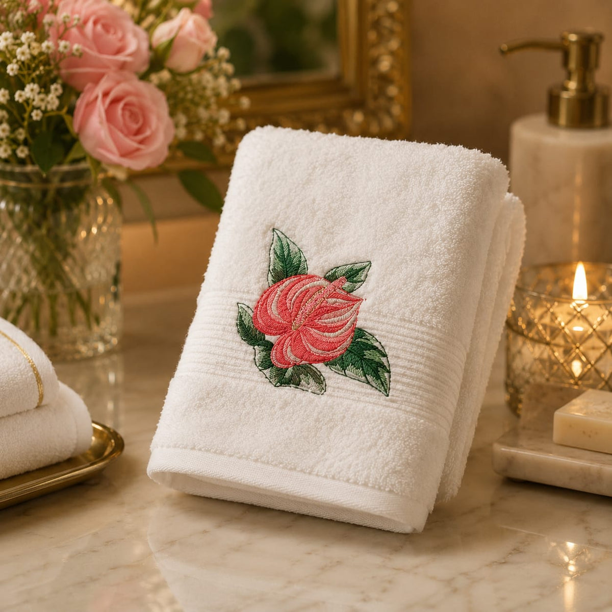 Maison Camellia Towel Set
