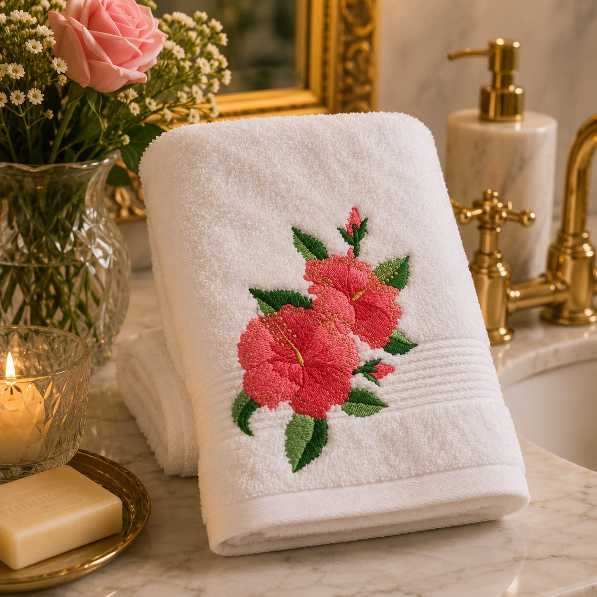 Hibiscus Royale Towel Set