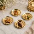 GOLD MINI PLATES (SET OF 4)