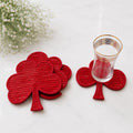 Ruby Clover Coaster