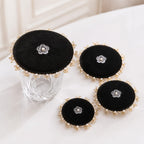 Noir Fleur Glass Cover