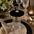 Noir Fleur Glass Cover