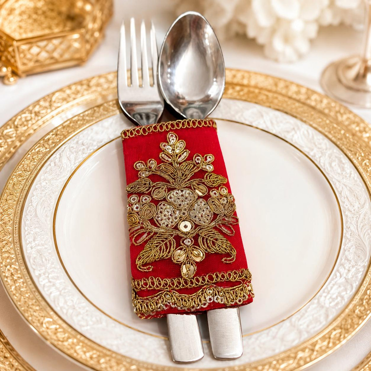 Gajraaj Heritage Cutlery Cover