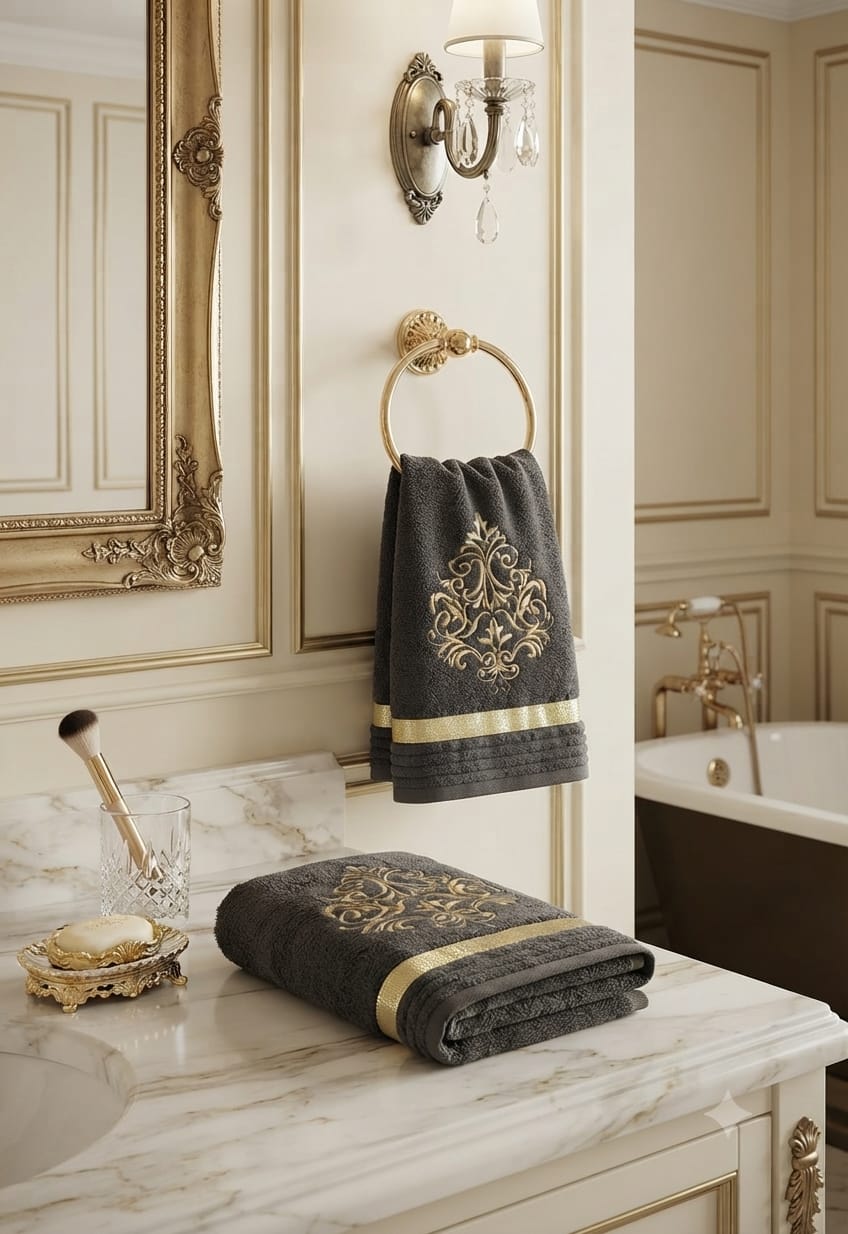 Imperial Charcoal Luxe Towel
