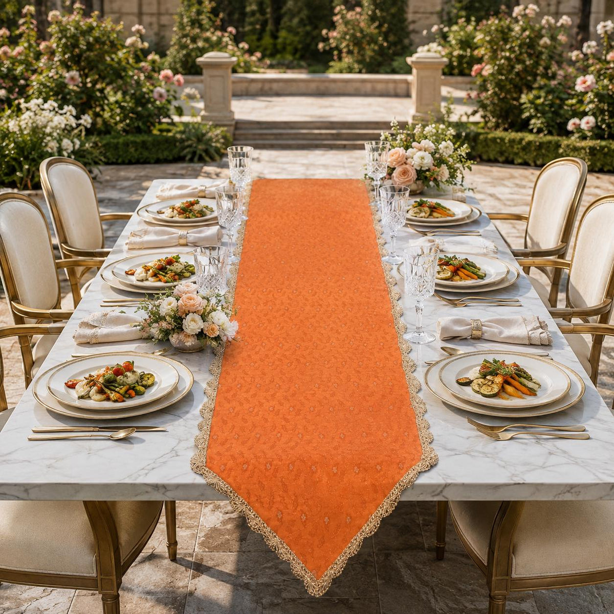 Kesariya Zari Runner