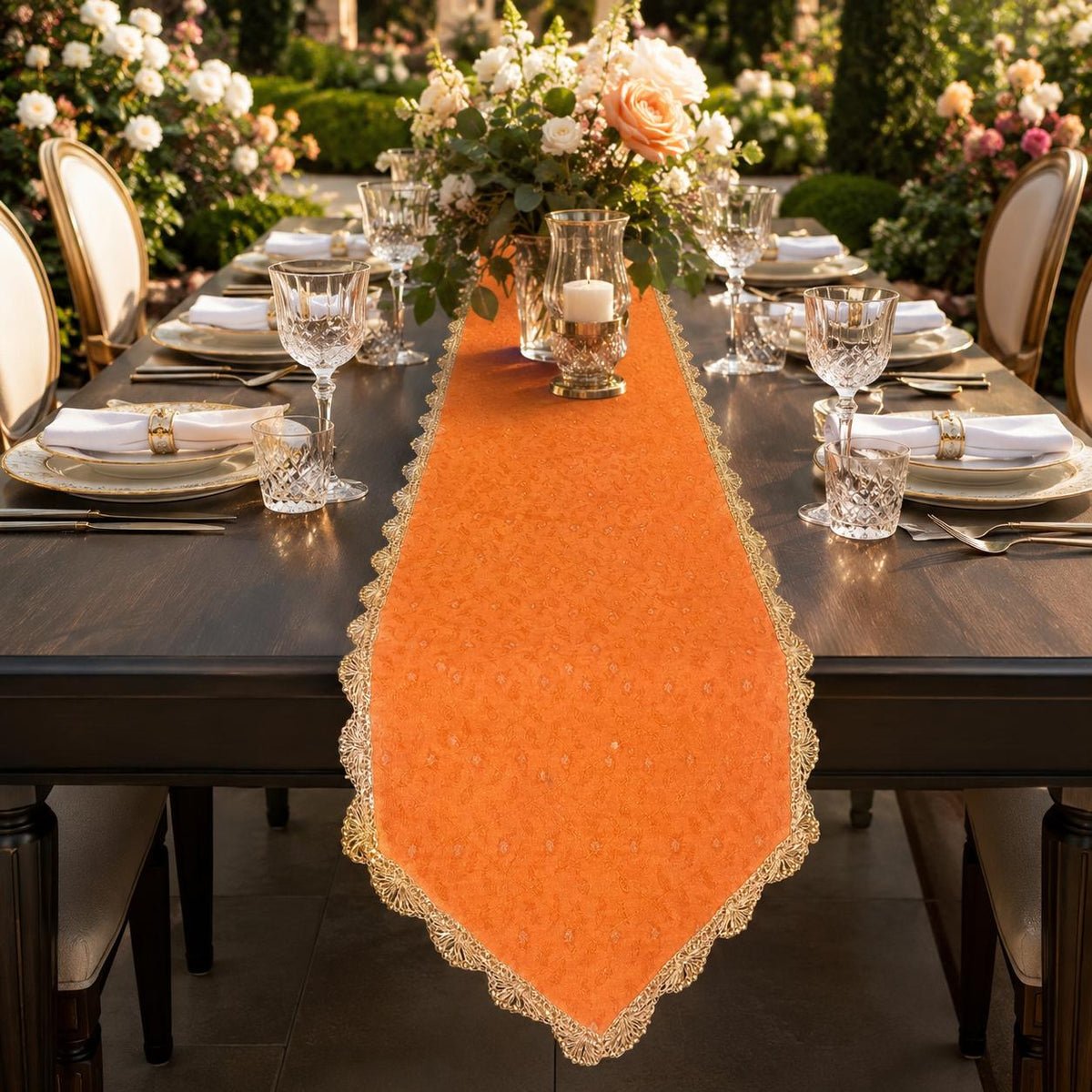 Kesariya Zari Runner