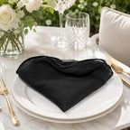 Black Ruffle Napkin
