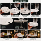 Sip & Serve Luxe Plate