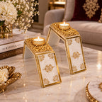 Luxe Acrylic Tealight Holders – Set of 2