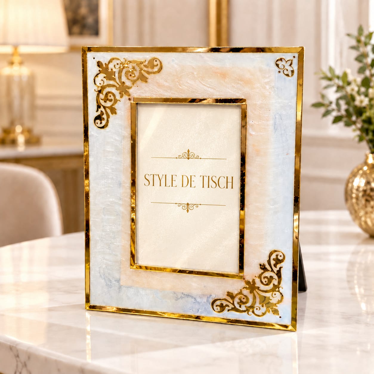 The Aurelia Mother-of-Pearl Photo Frame