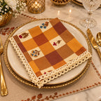 Autumn Bloom Lace Napkin
