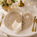 Paisley Mat, Napkin and Napkin Ring