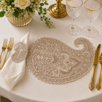Paisley Mat, Napkin and Napkin Ring