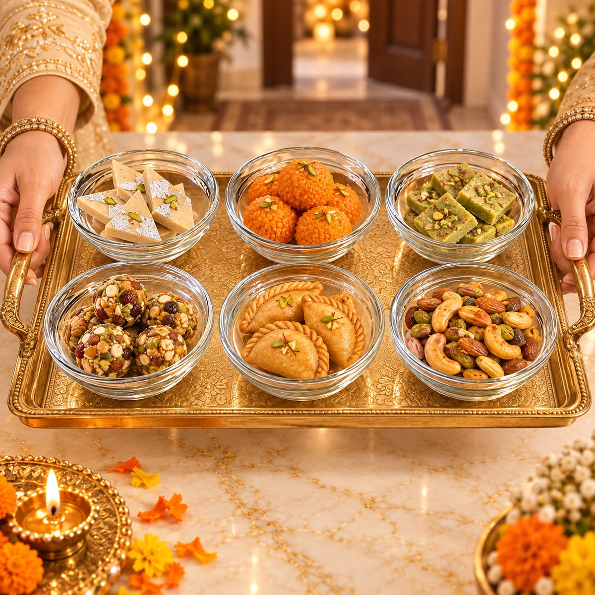 Classic Glass Serving Bowls