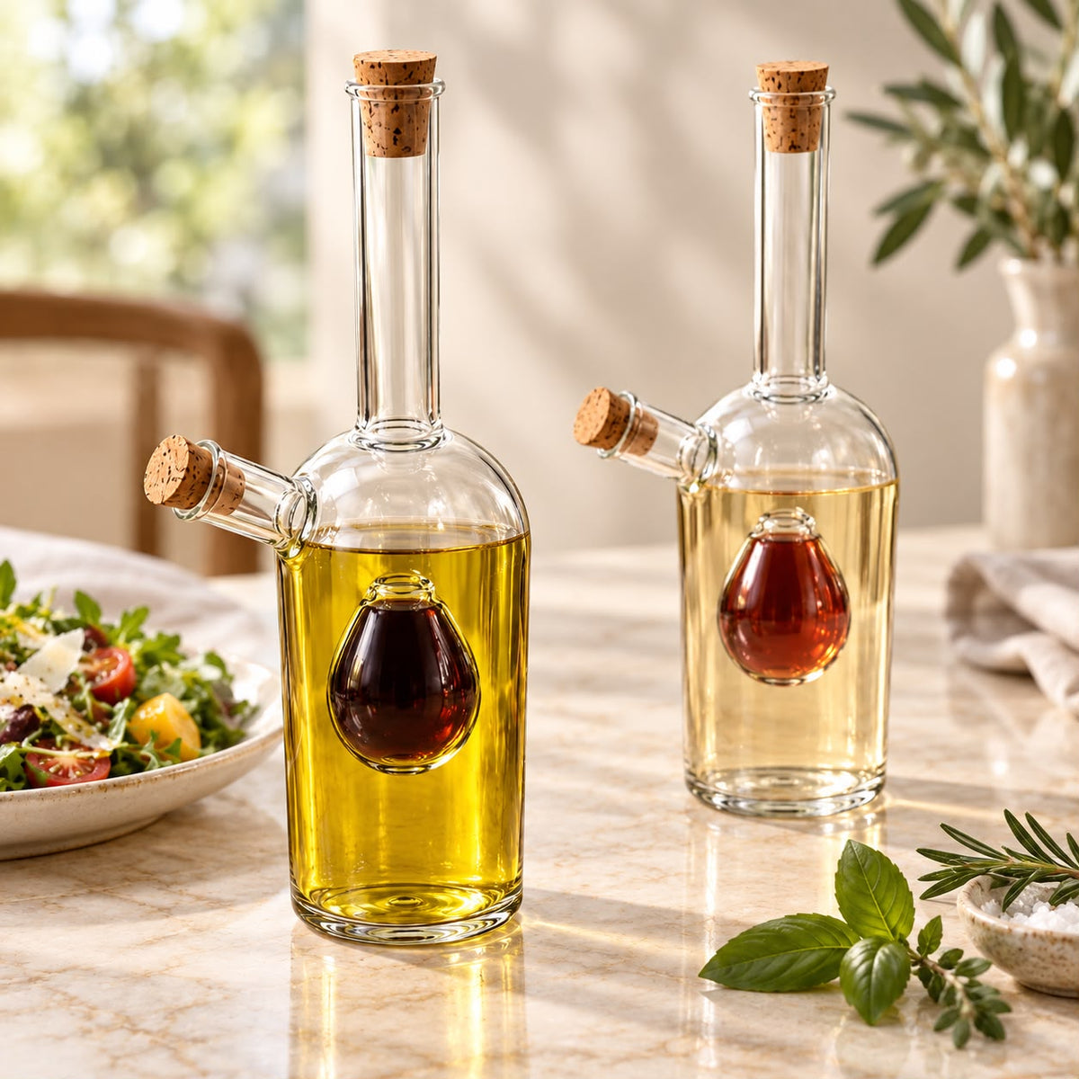 Olive Oil and Vinegar Drop Set