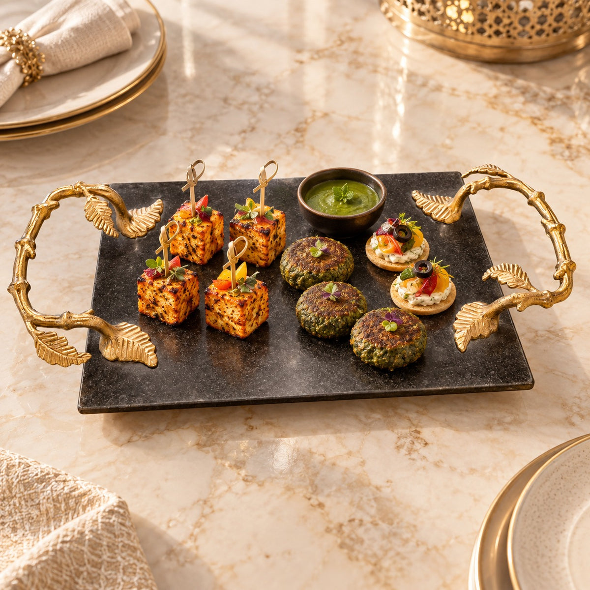 Verdant Luxe Serving Board