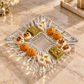Crystal Sunburst Serving Tray