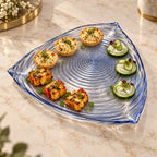 Azure Swirl Platter