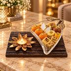 Lotus Glow Serving Platter