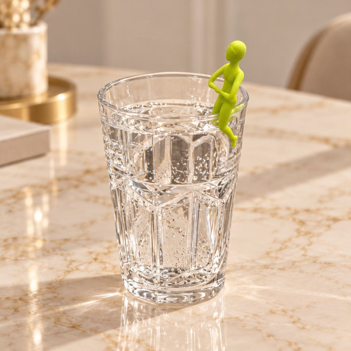 Sip Buddy Glass Charm Set
