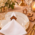 Wooden House Napkin Ring