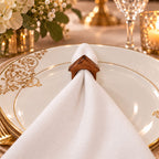 Wooden House Napkin Ring