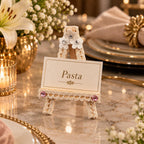Handcrafted Floral Place Card Holder