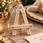 Handcrafted Floral Place Card Holder