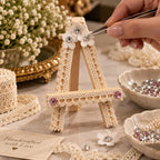 Handcrafted Floral Place Card Holder
