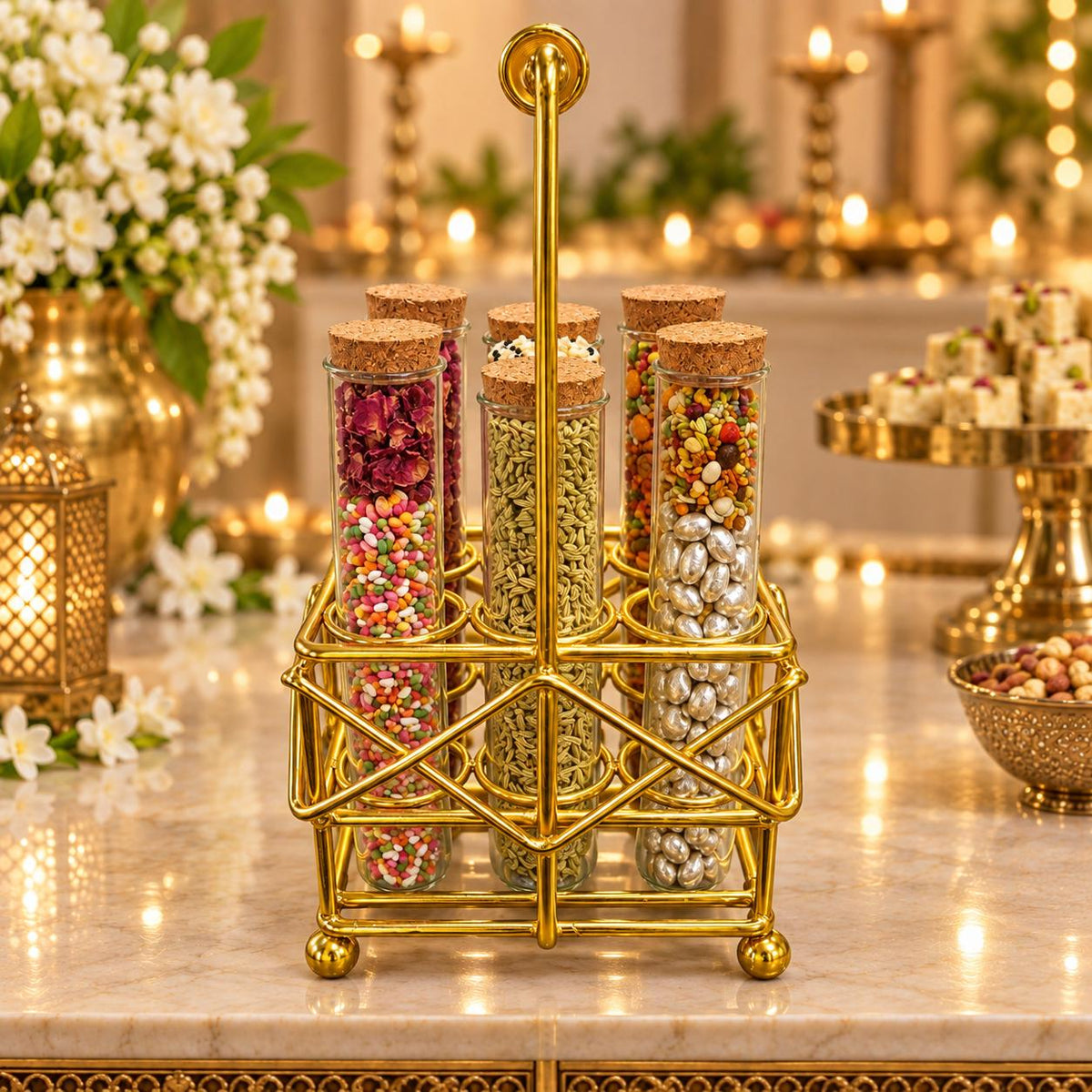 Luxe Test Tube Condiment Stand Set