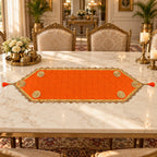 Tangerine Trellis Table Runner
