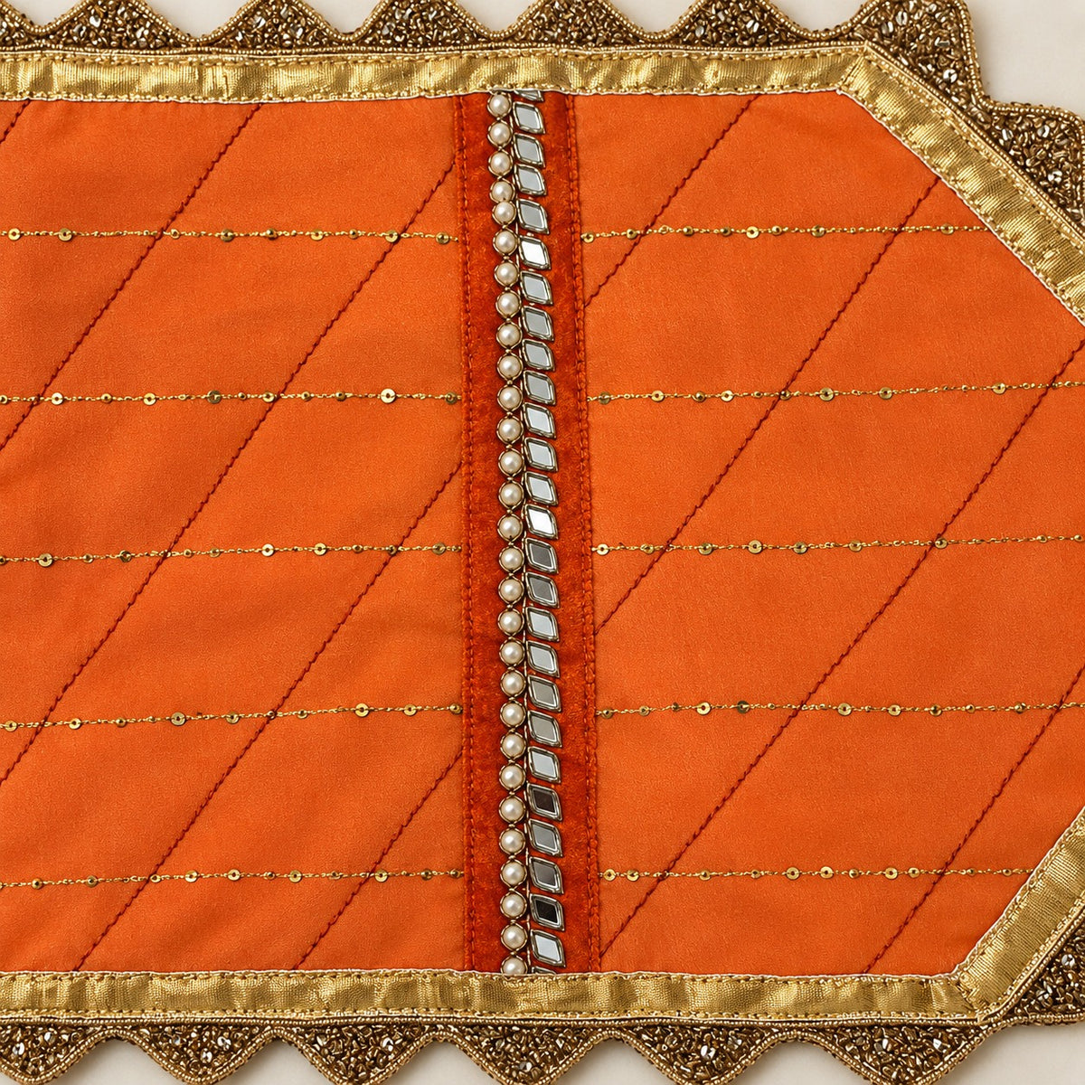 Saffron Sheesh Table Runner