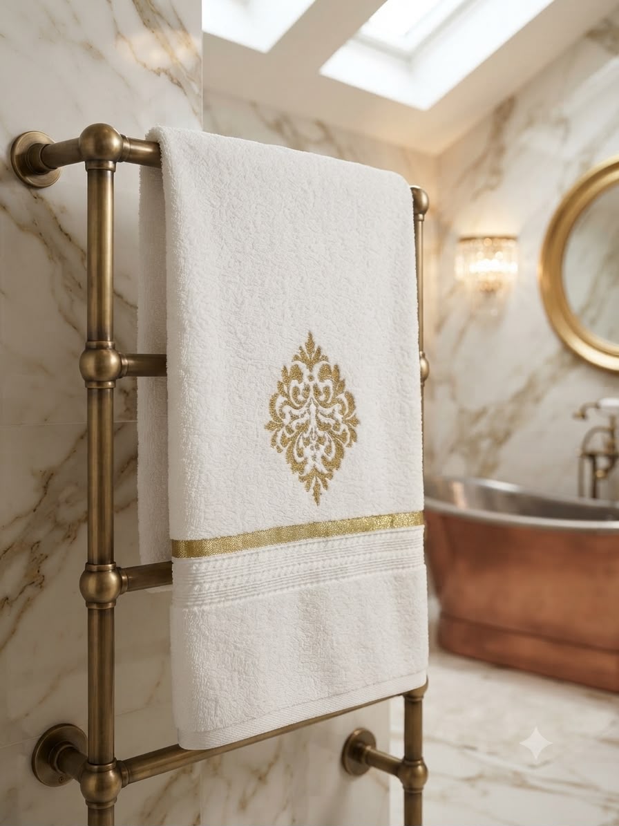 Aurelia Gold (Bath, Hand, Face Towel Set)
