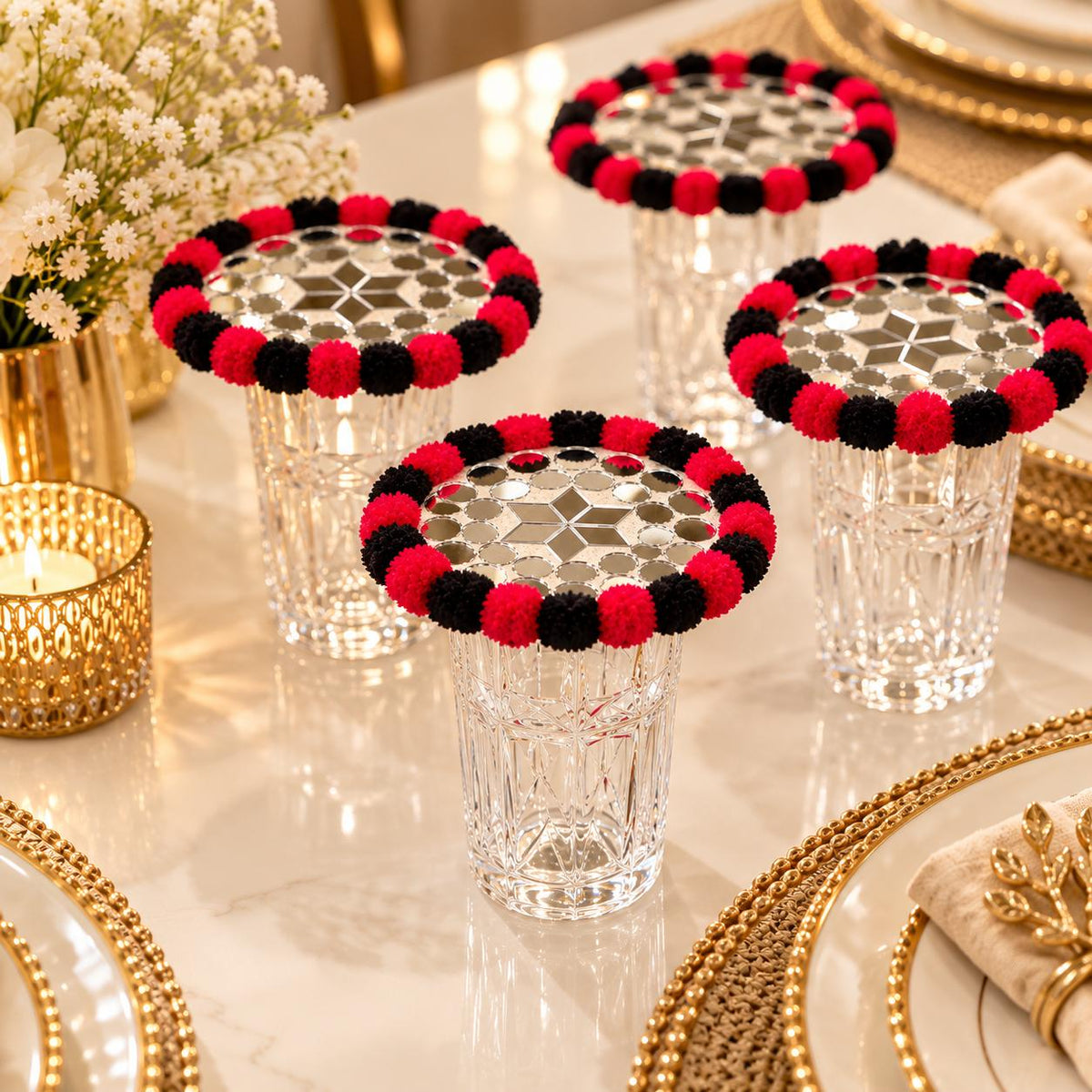 Gulrang Mirror Coasters