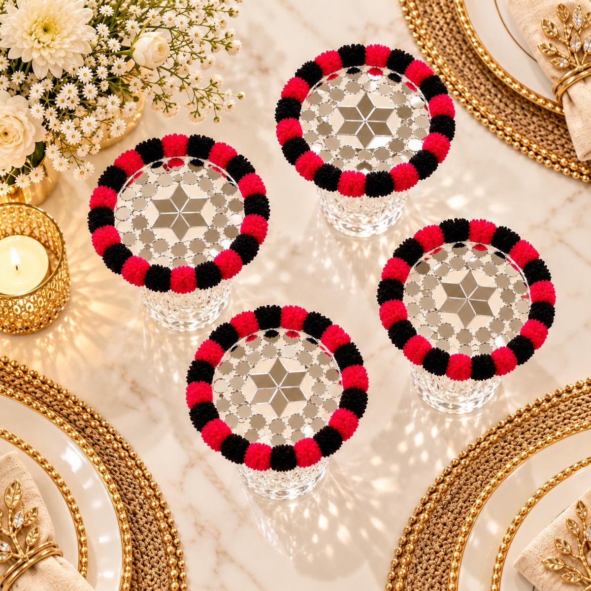 Gulrang Mirror Coasters