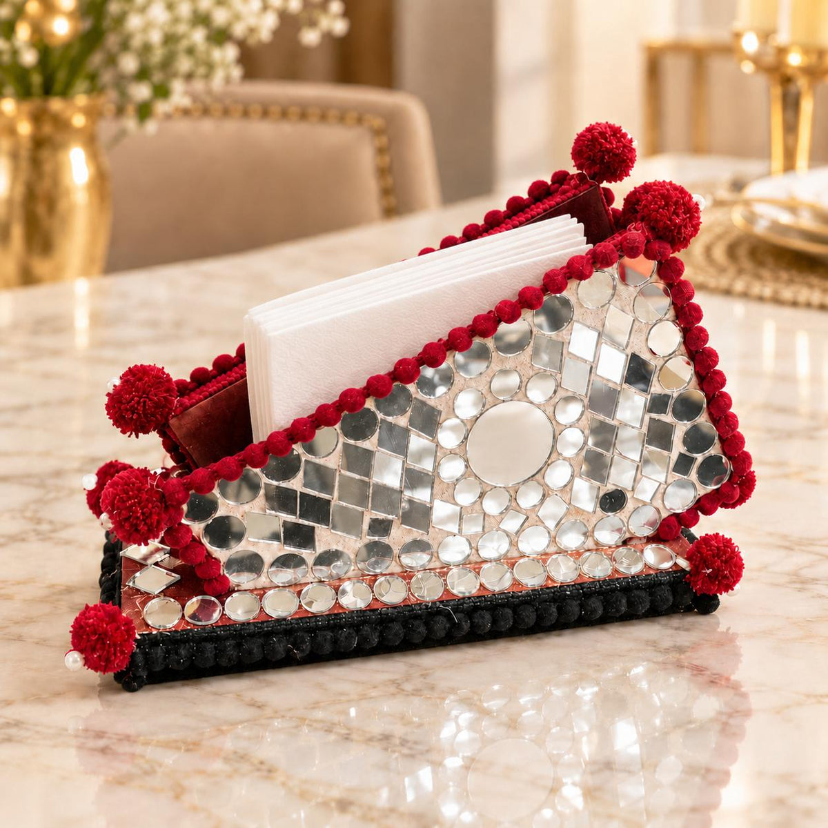 Gulrang Mirror Tissue Holder