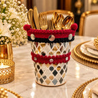 Raas Dandiya Cutlery Holder
