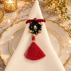 Gulrang Tassel Glass Charm Come Napkin Ring