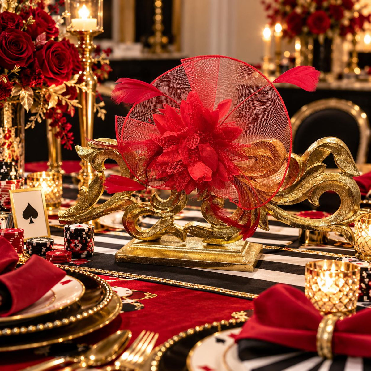 Royale Rouge Casino Centrepiece