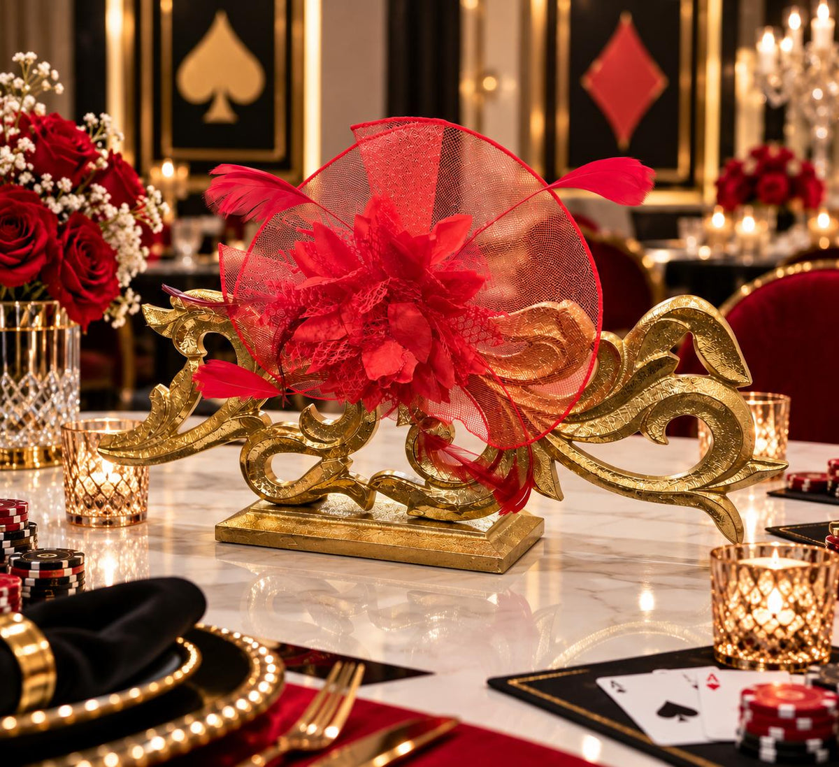 Royale Rouge Casino Centrepiece