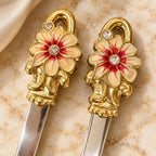 Fleur Royale Dessert Spoons – Set of 6