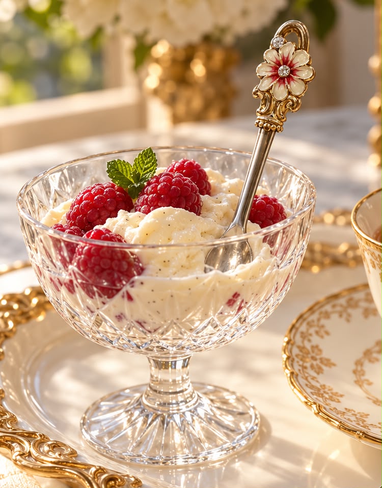 Fleur Royale Dessert Spoons – Set of 6