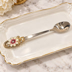 Fleur Royale Dessert Spoons – Set of 6