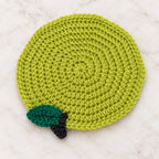 Zesty Lime Crochet Coaster