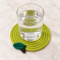 Zesty Lime Crochet Coaster