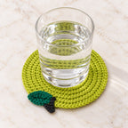 Zesty Lime Crochet Coaster