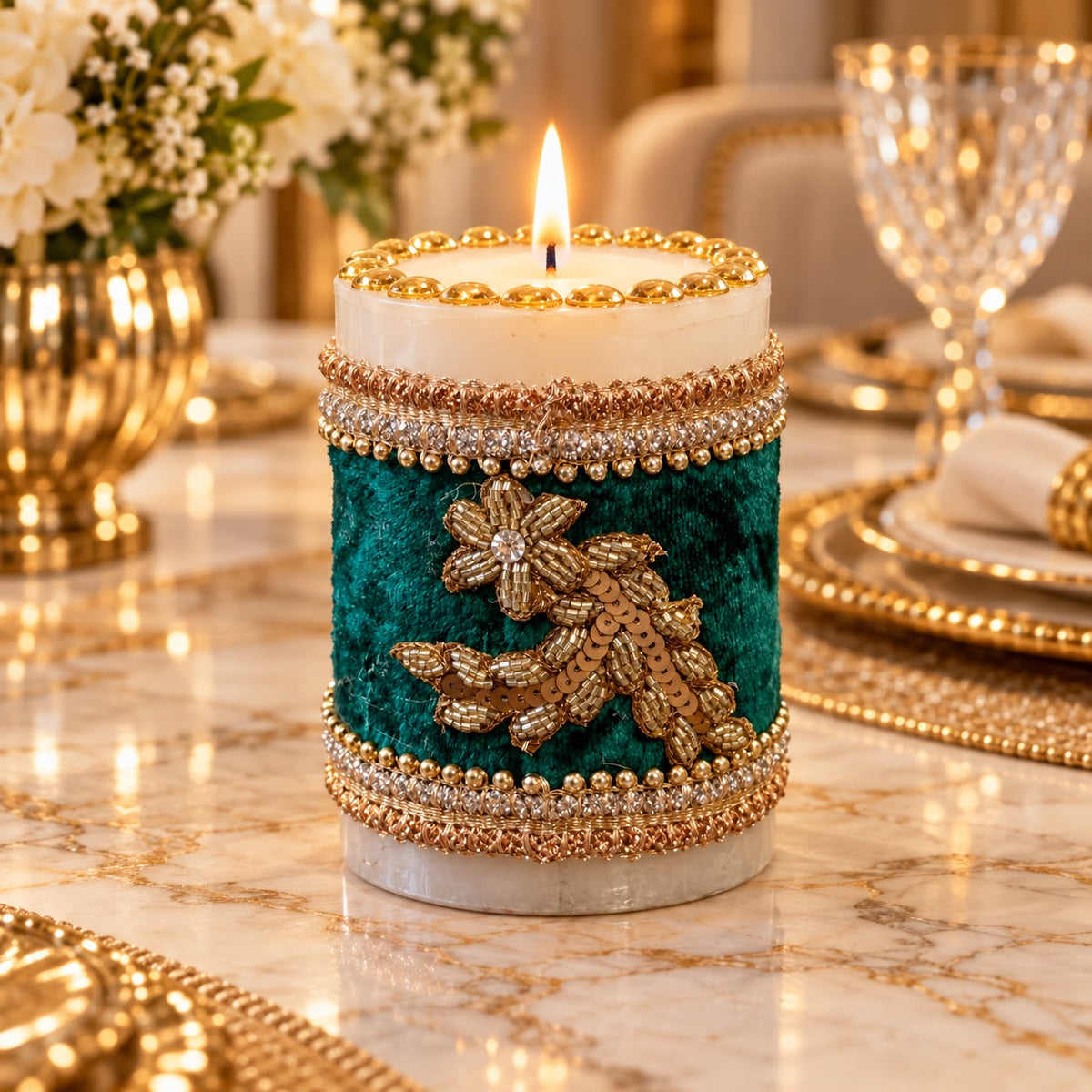 Emerald Éclat Luxury Candle