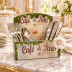 French Bistro Tissue & Cutlery Holder