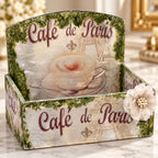 French Bistro Tissue & Cutlery Holder